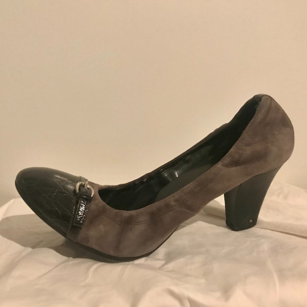 Franco Sarto gray heels